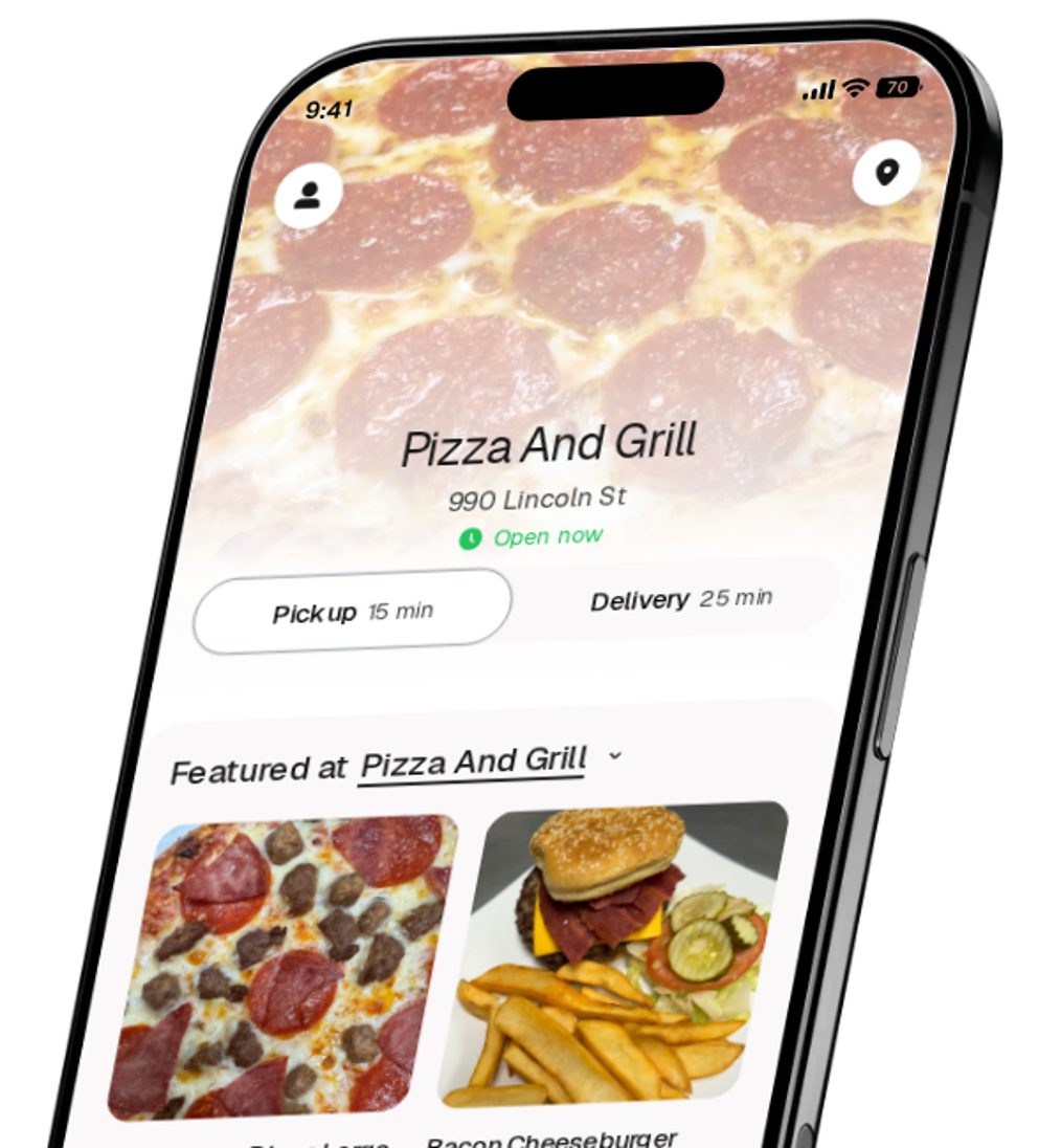 Pizza And Grill app preview